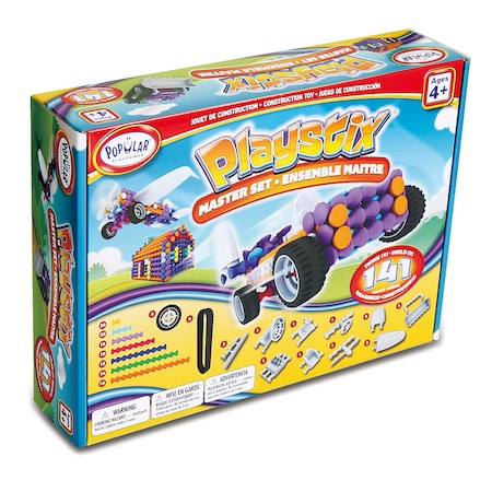 Popular Playthings Playstix 141-Piece Master Set 90005